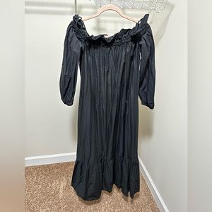 Ruffle Off Shoulder Maxi Dress